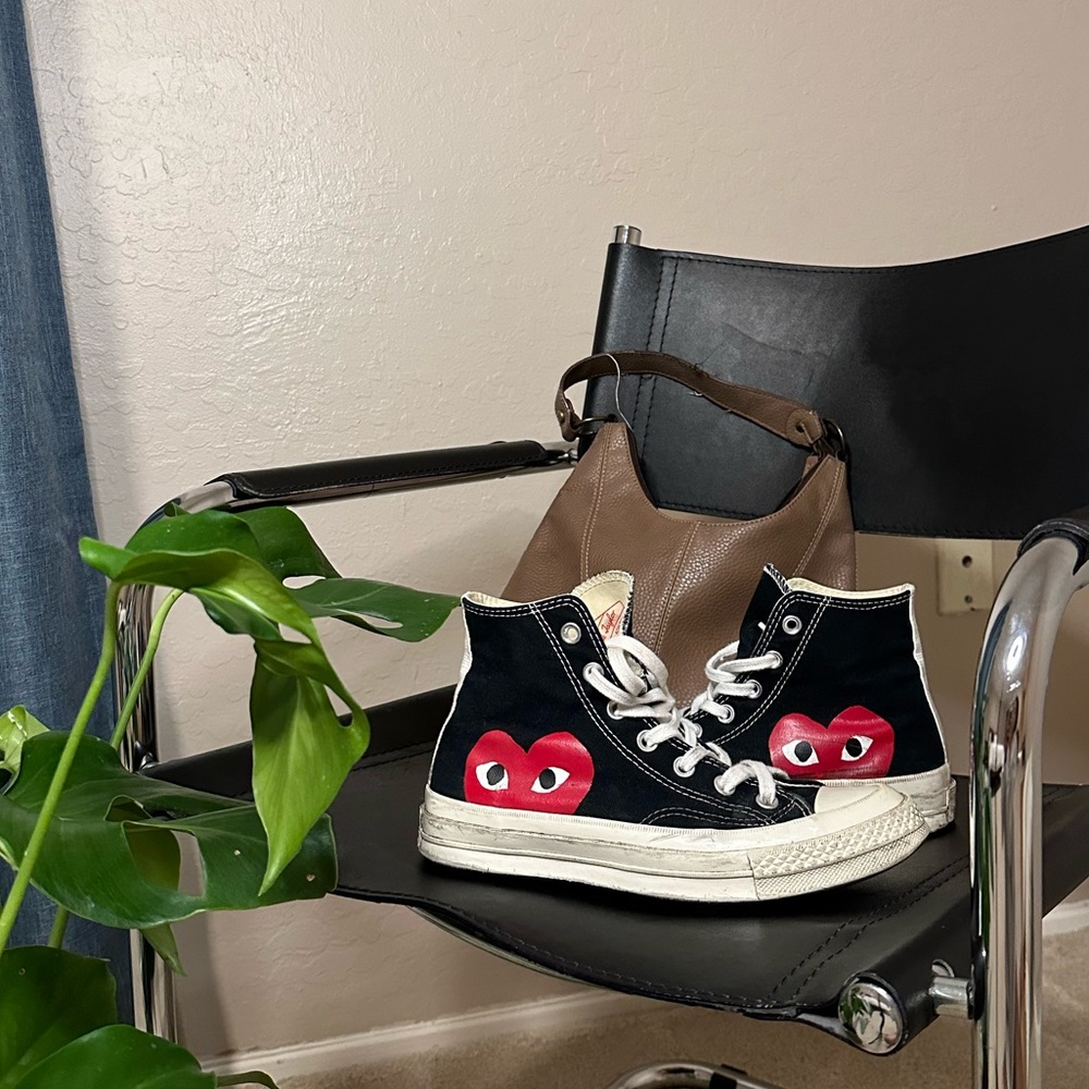CDG converse high tops